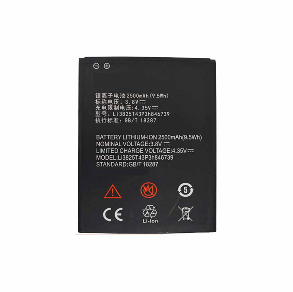 Batería para ZTE GB-zte-Li3825T43P3h846739